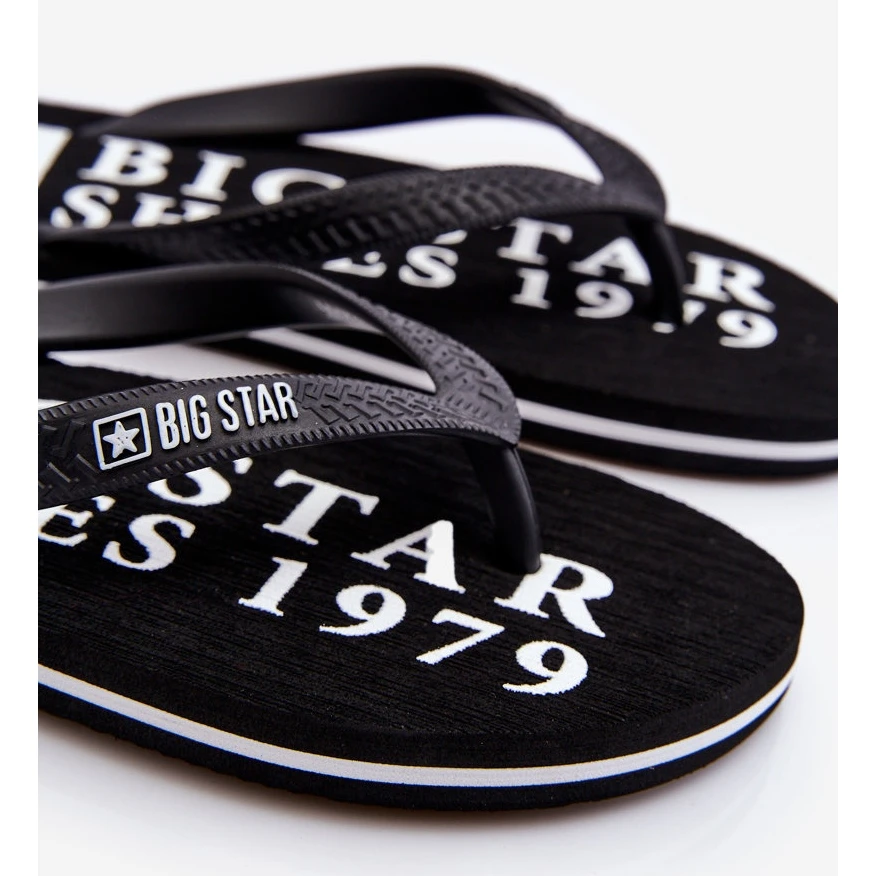 BIG STAR SHOES Tongs Légères Homme Big Star LL174444 Noir Le Noir – Image 3
