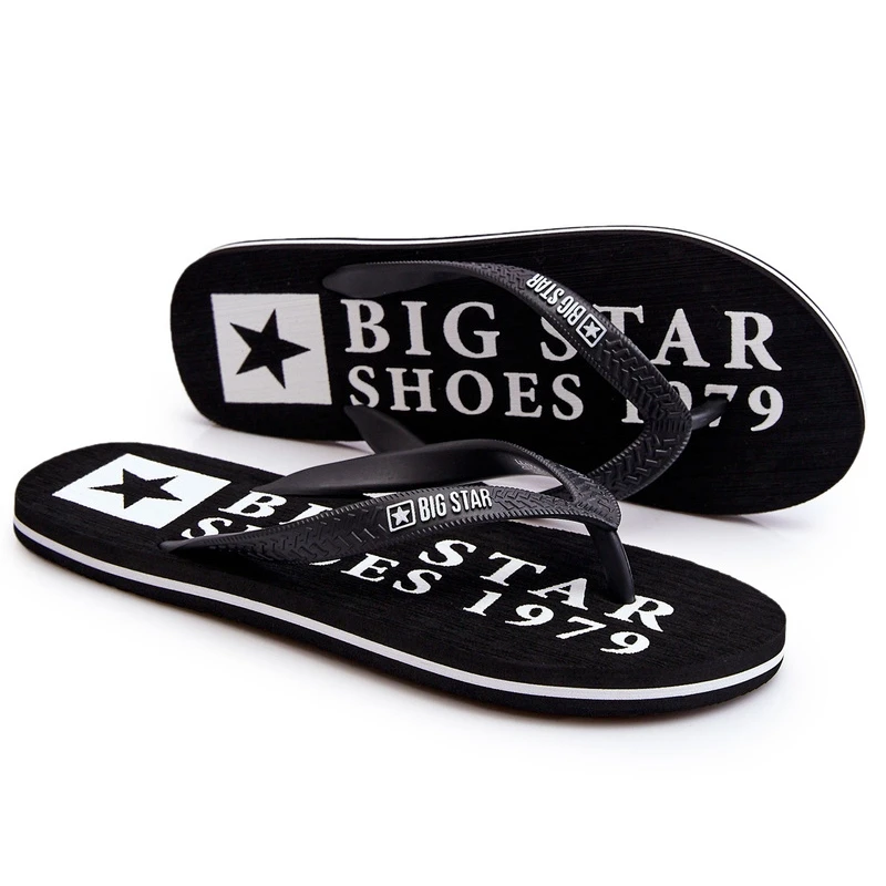BIG STAR SHOES Tongs Légères Homme Big Star LL174444 Noir Le Noir – Image 5