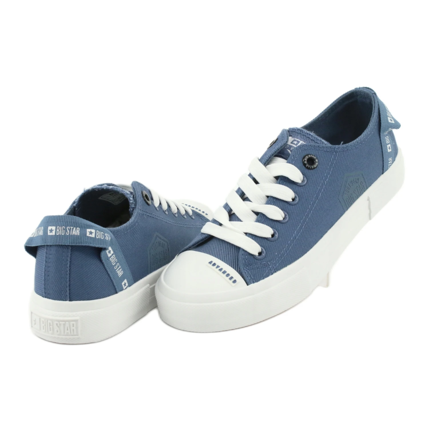 Big Star Sneakers Jean Noué FF274211 Blanche Bleu – Image 4
