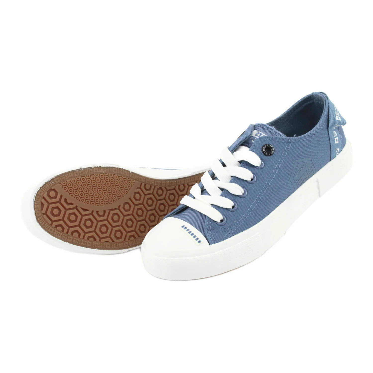 Big Star Sneakers Jean Noué FF274211 Blanche Bleu – Image 5