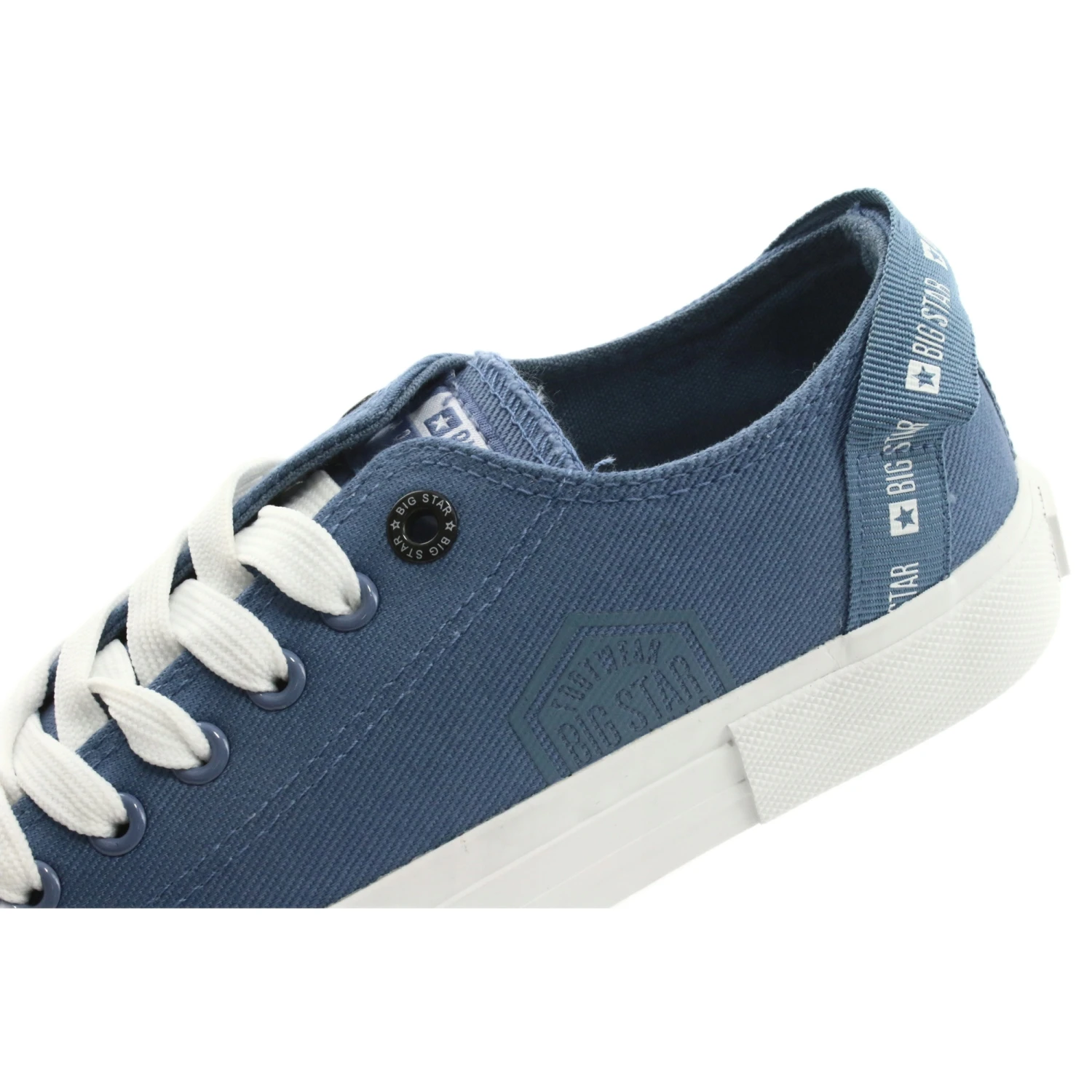 Big Star Sneakers Jean Noué FF274211 Blanche Bleu – Image 6
