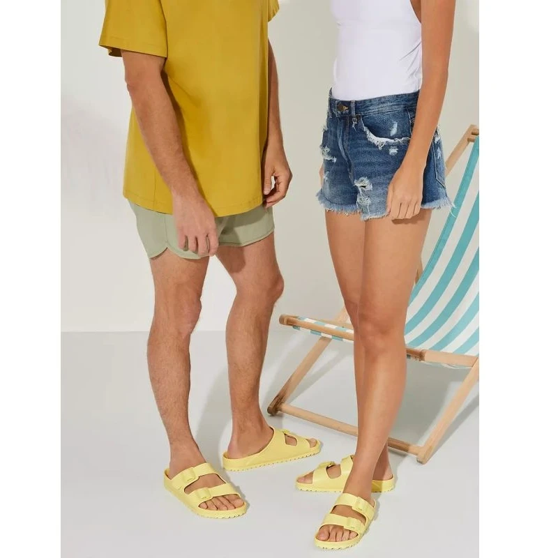 Birkenstock Arizona Eva W 1022466 Chaussons Jaune – Image 5