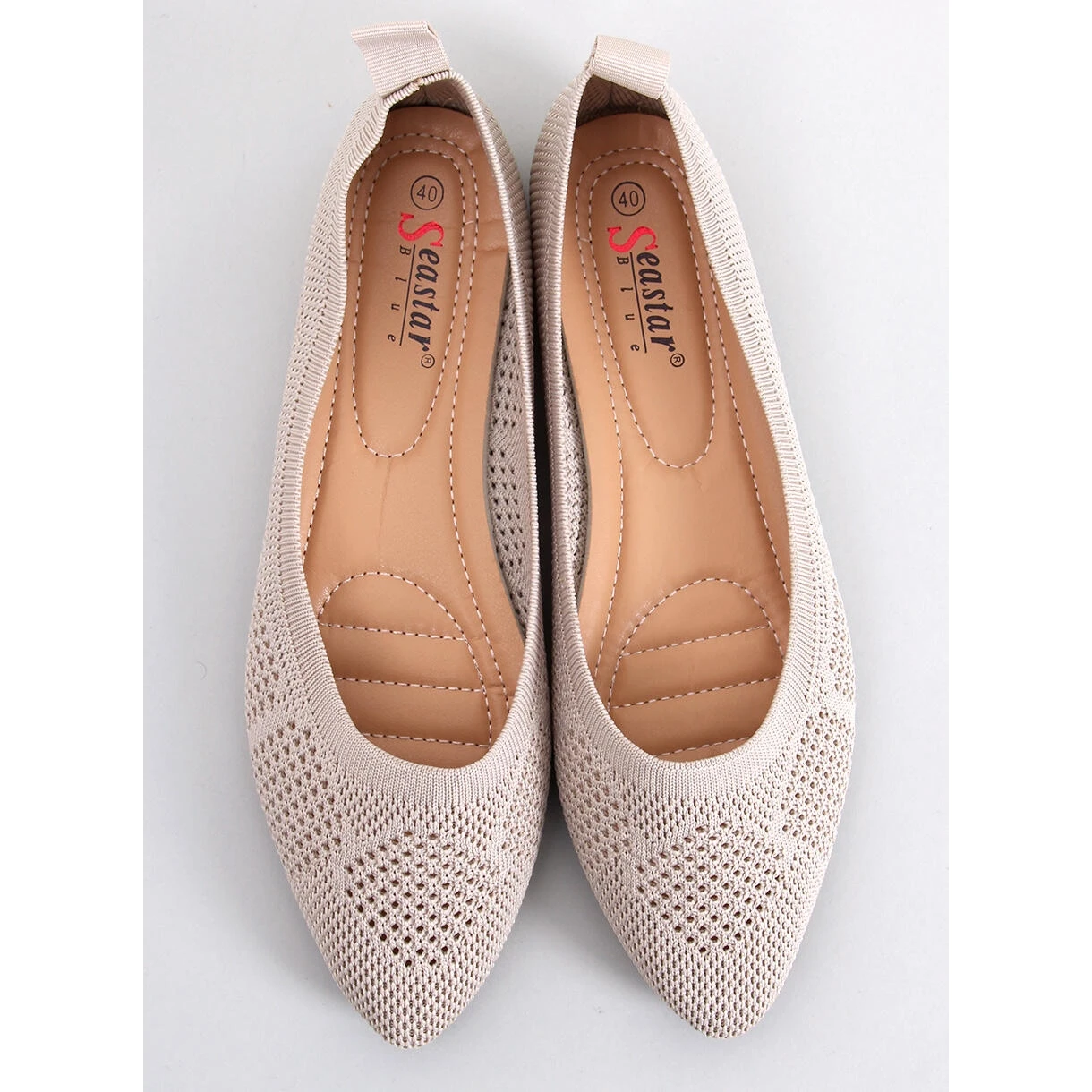 BM Ballerines Ajourées Forlani Beige – Image 5