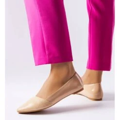 BM Ballerines élégantes Beiges De Riel