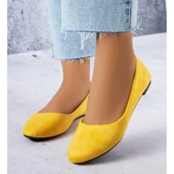 BM Ballerines Jaunes En éco-daim De Donatien