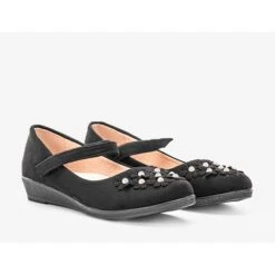 BM Ballerines Noires Pour Enfants De Holanti Le Noir