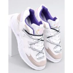 BM Baskets Blanches Farey Beige