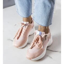 BM Baskets Compensées Roses Stacey