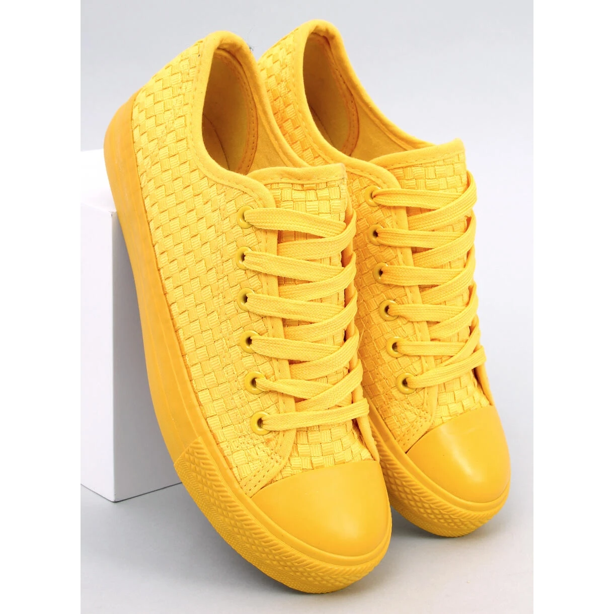 BM Baskets Unicolores Jaune Sears – Image 4