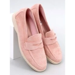 BM Blum Mocassins En Daim Rose