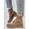 BM Boots Boots à Chaines Tokio Kaki Beige Brun