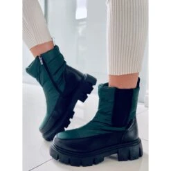 BM Bottes De Neige Isolées Milan Vert