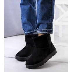 BM Bottes De Neige Isolées Noires De Vago Le Noir