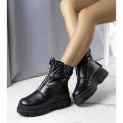 BM Bottes De Neige Matelassées Noires Giovanni Le Noir