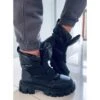BM Bottes De Neige Uffie Black Pour Femmes Le Noir