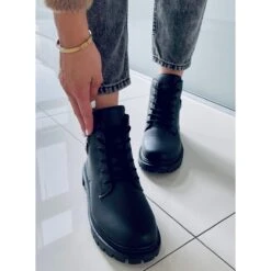 BM Bottes De Trappeur Femme Atomic Black Le Noir