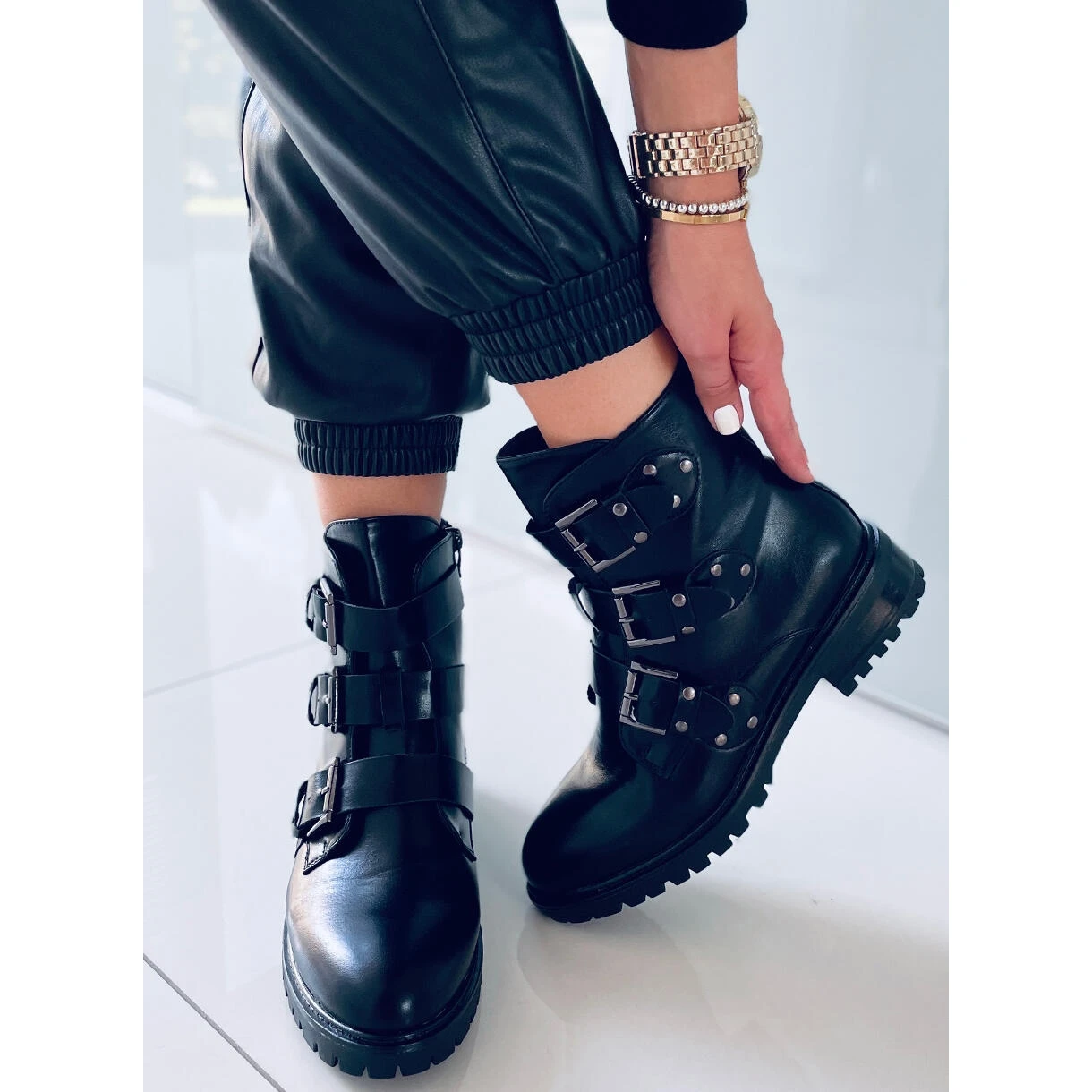 BM Bottes Femme Ragnar Noir Le Noir – Image 4