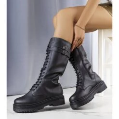 BM Bottes Hautes Noires De Christopher Le Noir