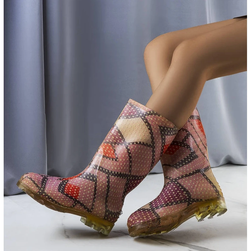 BM Bottes Hautes Roses Massby