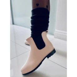 BM Bottes Jodhpur Femme Galoches Foxy Beige