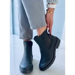 BM Bottines Jodhpur Carey Vert