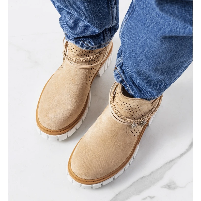 BM Bottines Langridge Beiges