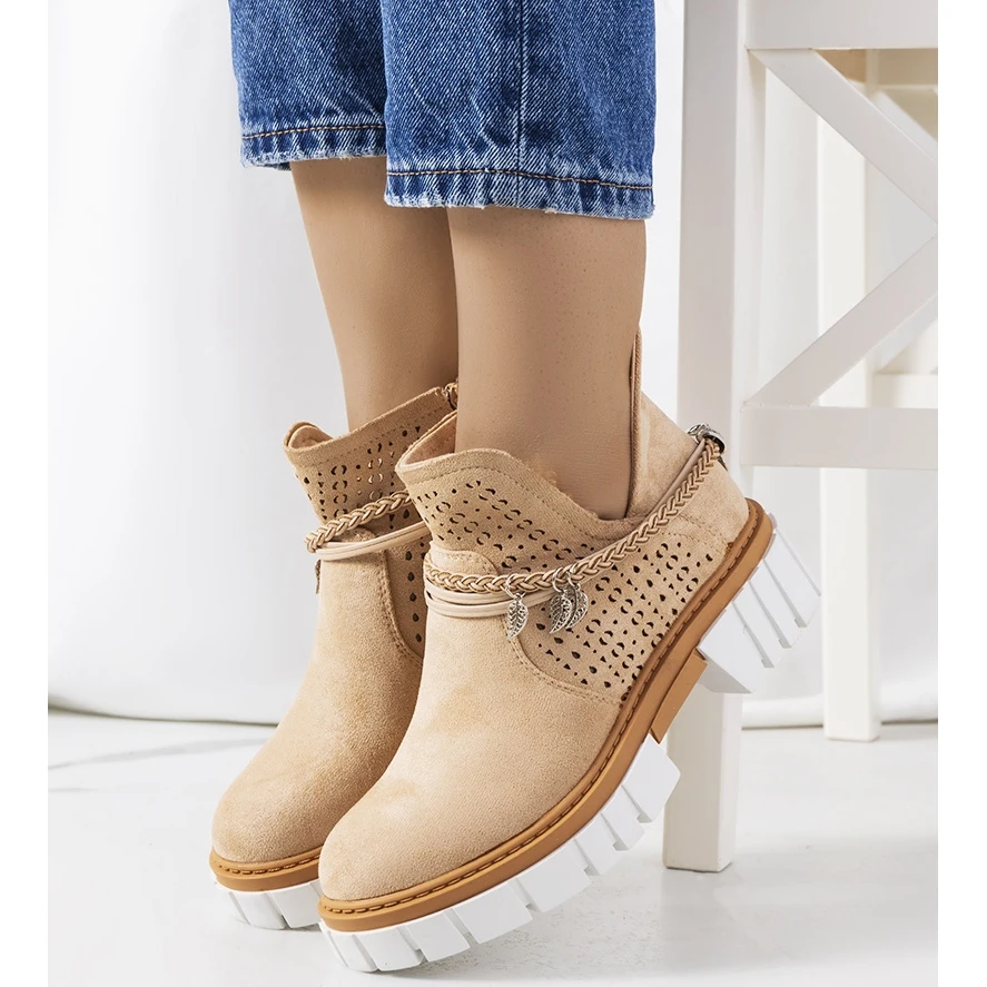 BM Bottines Langridge Beiges – Image 2