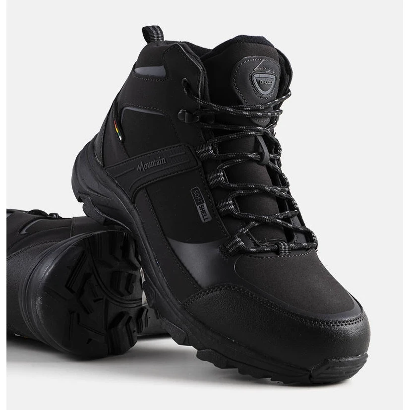 BM Chaussures De Randonnée Isolées Noires De Layne Le Noir – Image 2