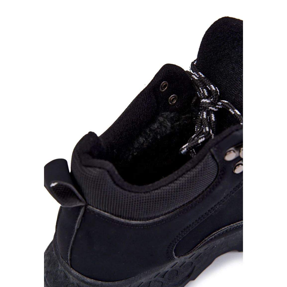 BM Chaussures De Trekking Chaudes Otto Black Pour Hommes Trappers Le Noir – Image 6