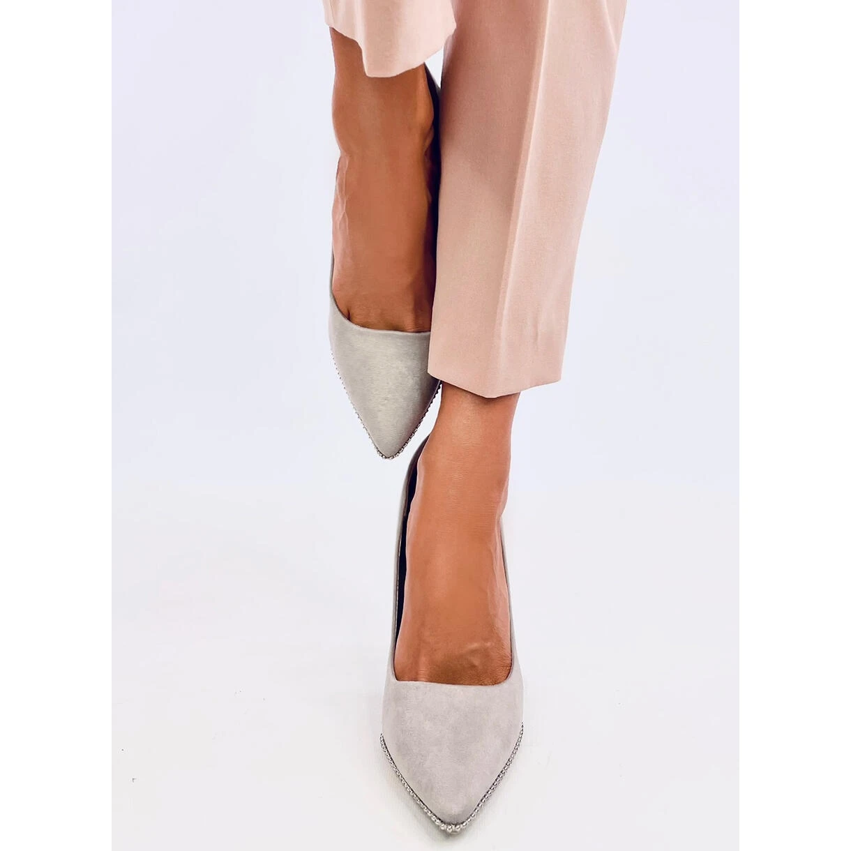 BM Épingles élégantes Pour Femmes Linor Grey Gris – Image 3