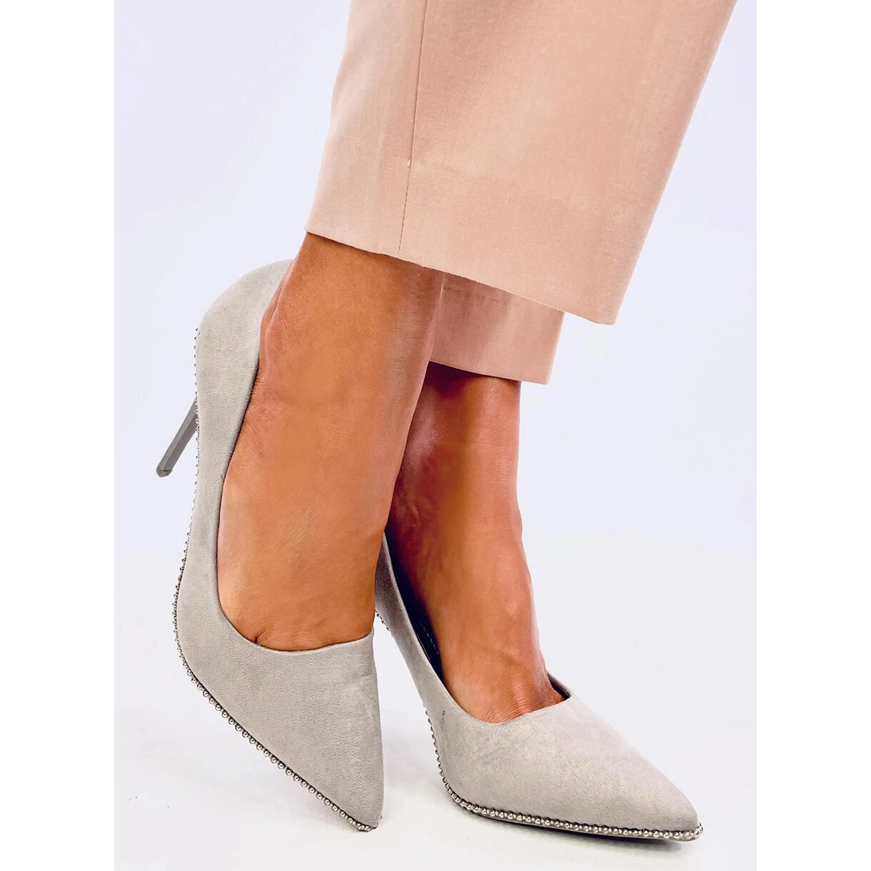 BM Épingles élégantes Pour Femmes Linor Grey Gris – Image 4