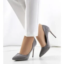 BM Escarpins Mckee Brillants Argentés