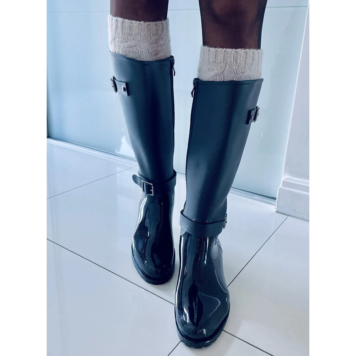 BM Galoches Noires Fendues Le Noir – Image 5