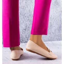 BM Mocassins Classiques Beiges De Pitre