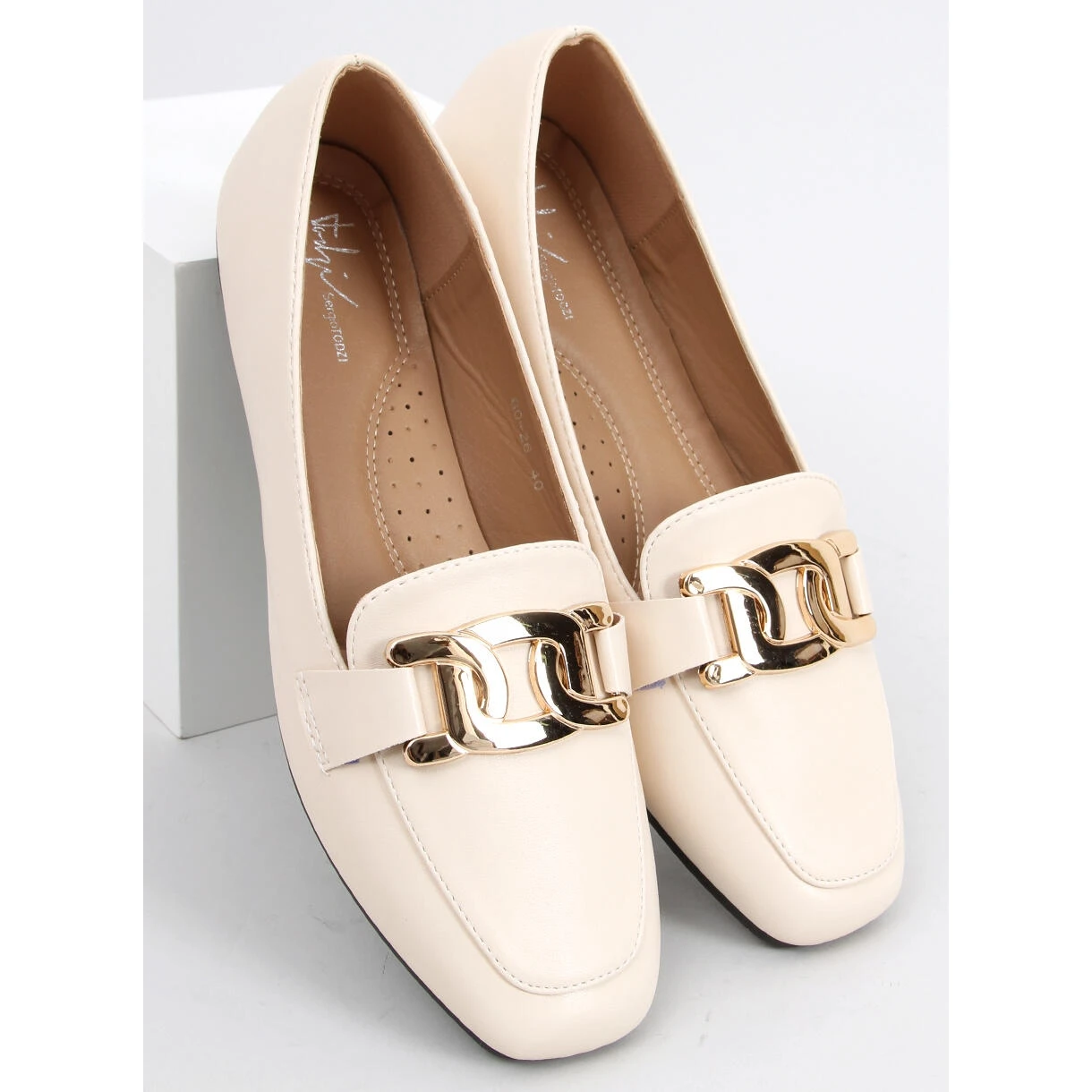 BM Mocassins Femme Paola Beige – Image 2