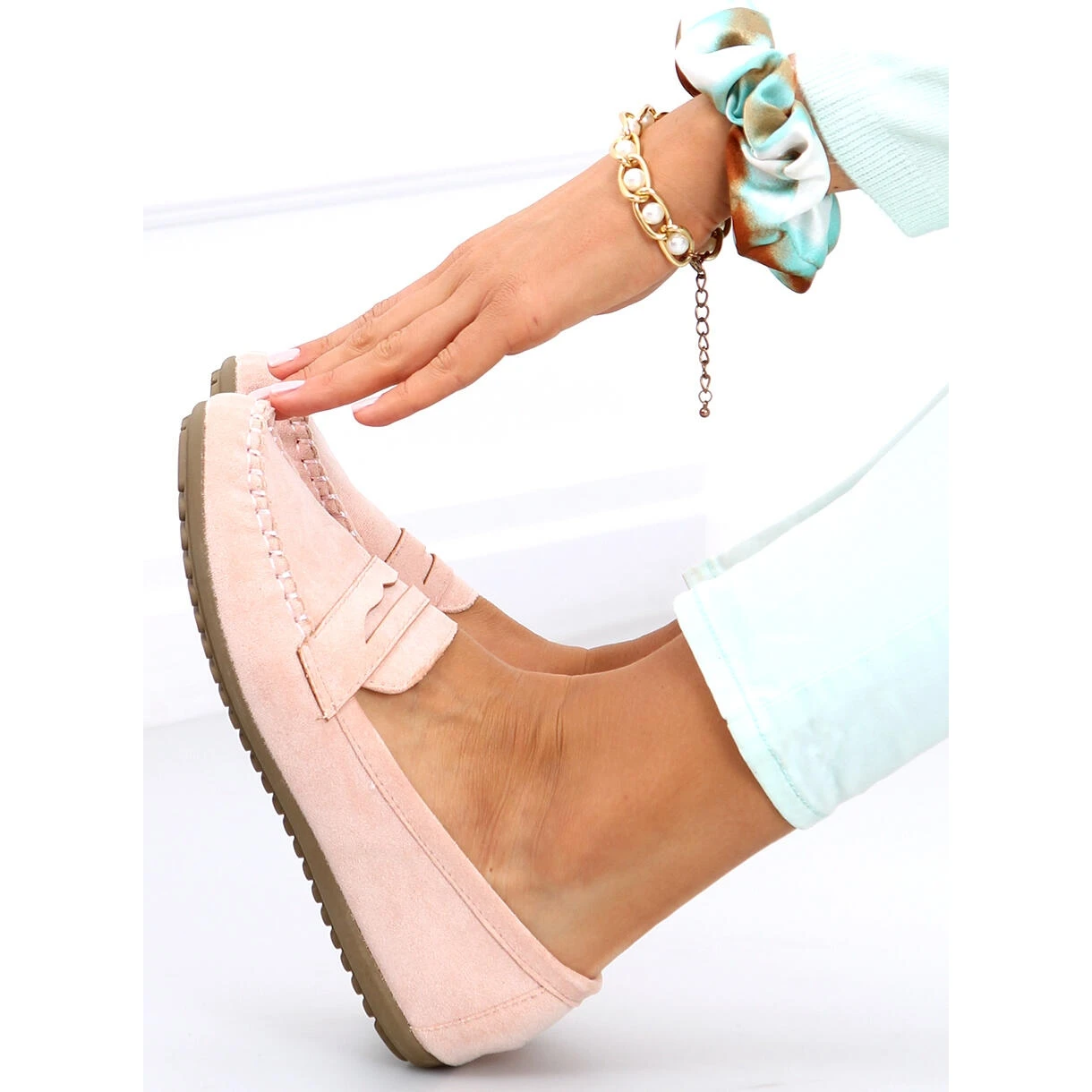 BM Mocassins Femme Rello Rose – Image 2