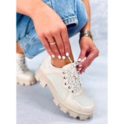 BM Mocassins Semelle Haute Asger Beige