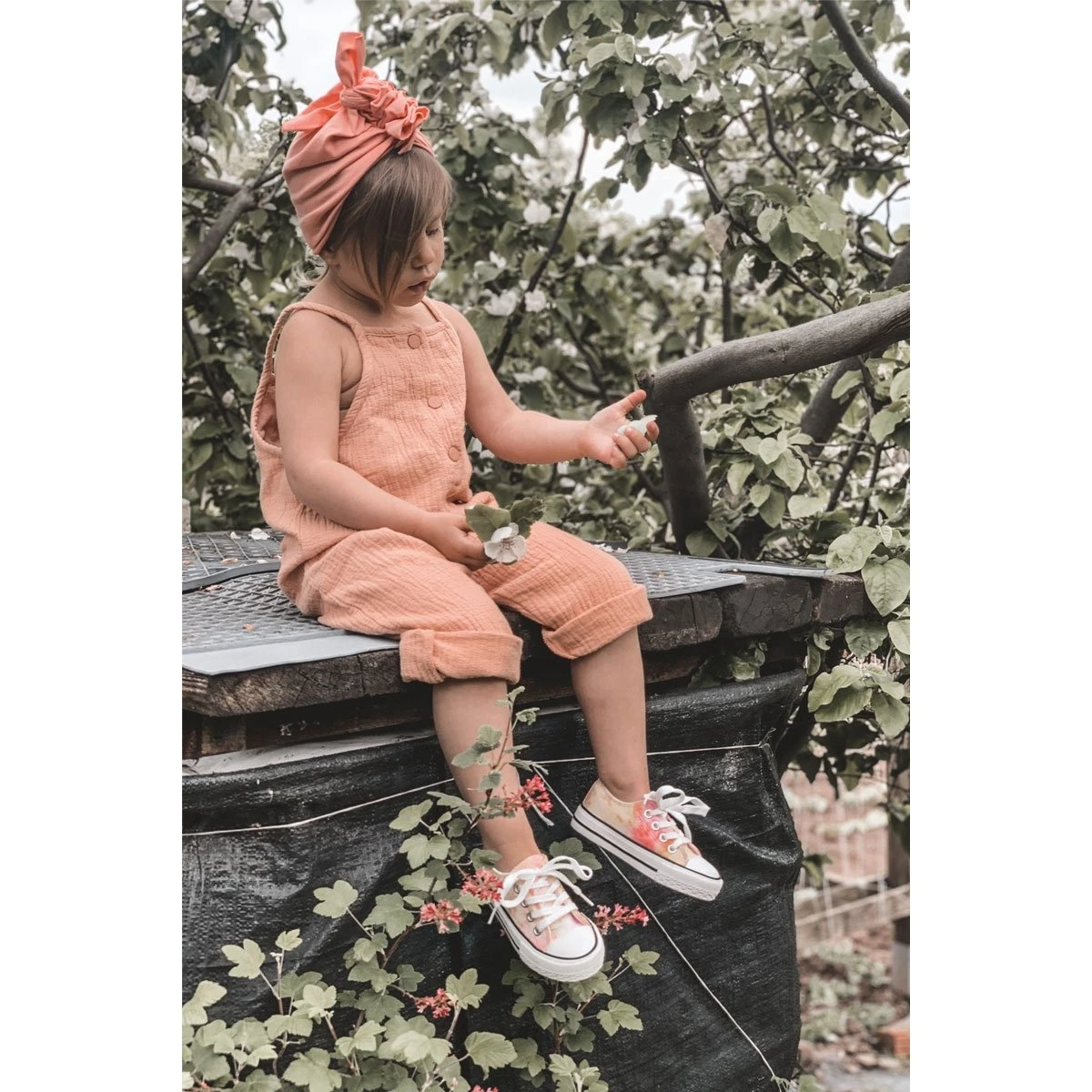 BM Sneakers Classiques Pour Enfants Avec Effet Tie-Dye Simba Blanche