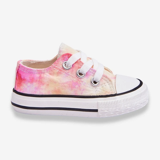 BM Sneakers Classiques Pour Enfants Avec Effet Tie-Dye Simba Blanche – Image 2