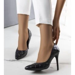 BM Talons Matelassés Noirs Lore Le Noir