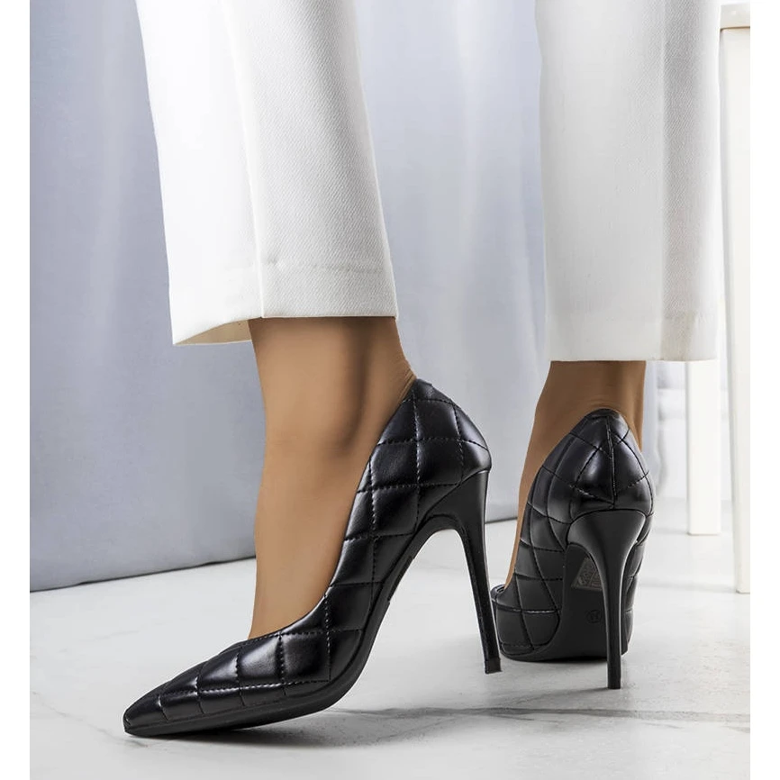 BM Talons Matelassés Noirs Lore Le Noir – Image 2