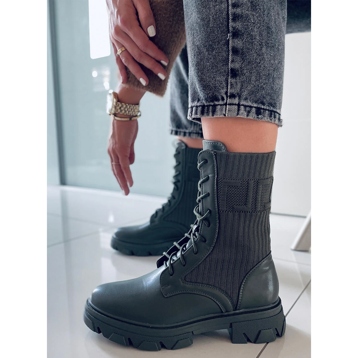 BM Travailleurs Avec Une Tige Flexible Calling Green Vert – Image 4