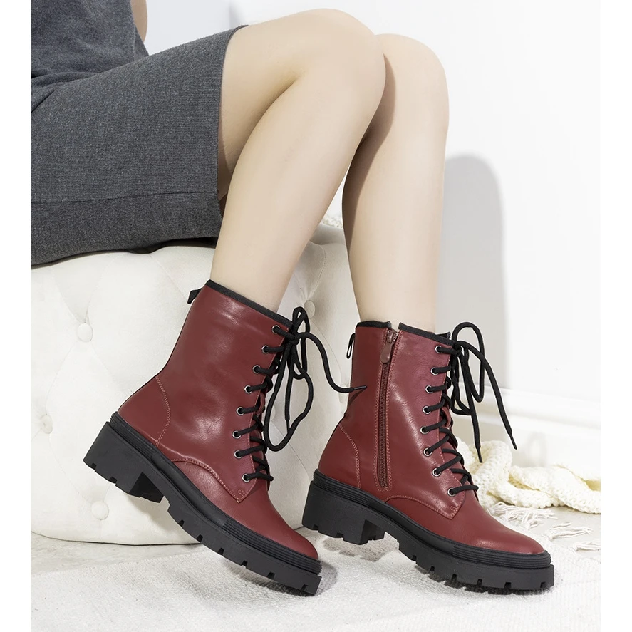 Boots Isolées Sur Semelle épaisse Dena Brun