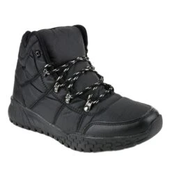 Bottes à Lacets Isolées Noires F118-1 Le Noir