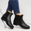 Bottes American Club Jodhpur Noires Pour Femme Le Noir
