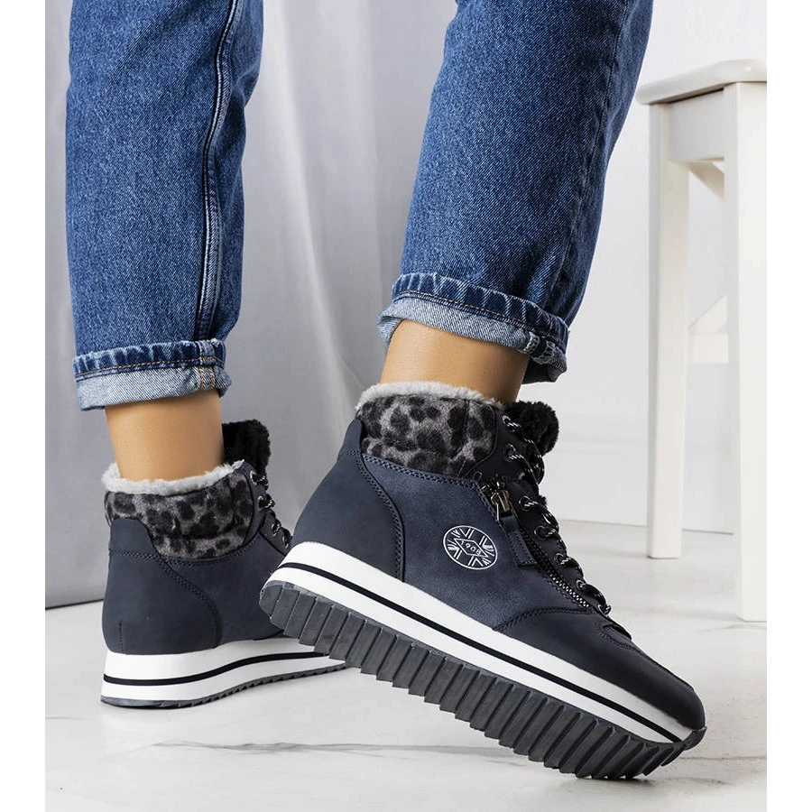 Bottes Bleu Marine LCJ-22-31-1450L Lee Cooper – Image 2