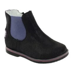 Bottes Chaussures Pour Enfants Ren But 1479 Le Noir Violet