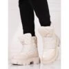 Bottes De Neige Beiges Shelovet Pour Femmes