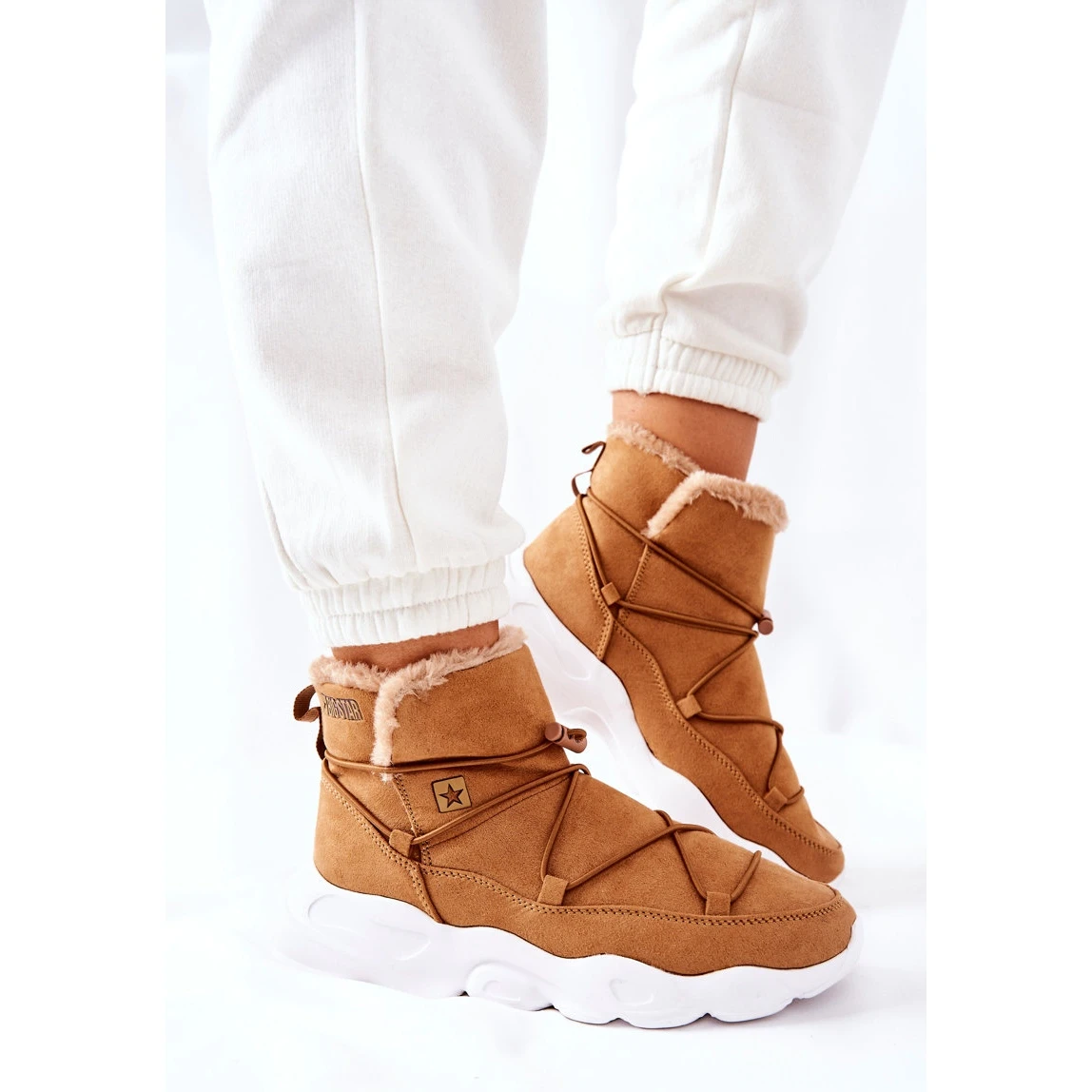 Bottes De Neige Chaudes Big Star Camel II274266 Brun – Image 5