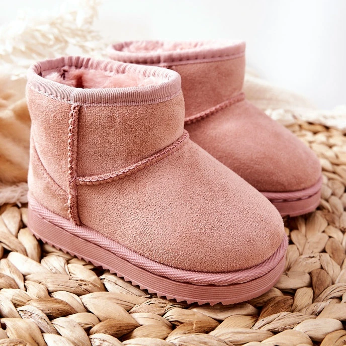 Bottes De Neige Chaudes Pour Jeunes Enfants Pink Gooby Rose Rose – Image 4